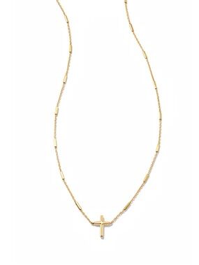Kendra Scott - 14K Gold Cross Pendant Necklace - Women Jewelry